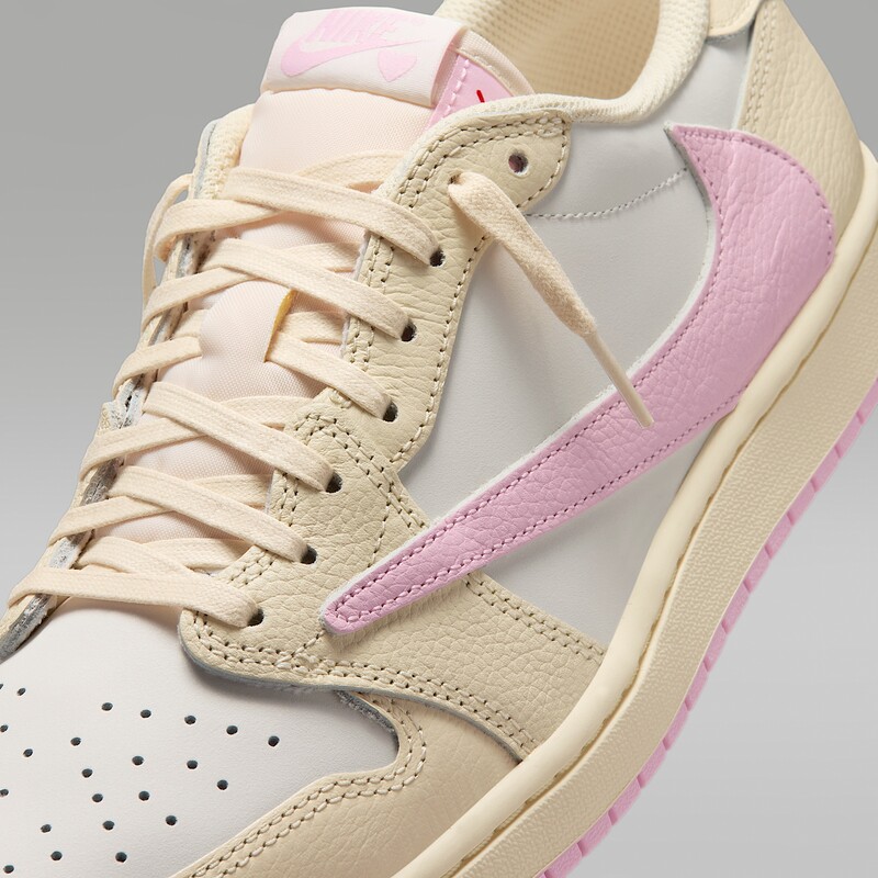 Travis Scott x Air Jordan 1 Low OG "Shy Pink" | IQ7604-100