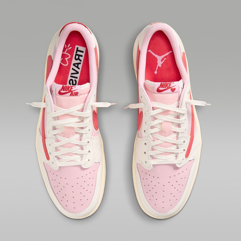 Travis Scott x Air Jordan 1 Low OG "Tropical Pink" | IQ7604-101