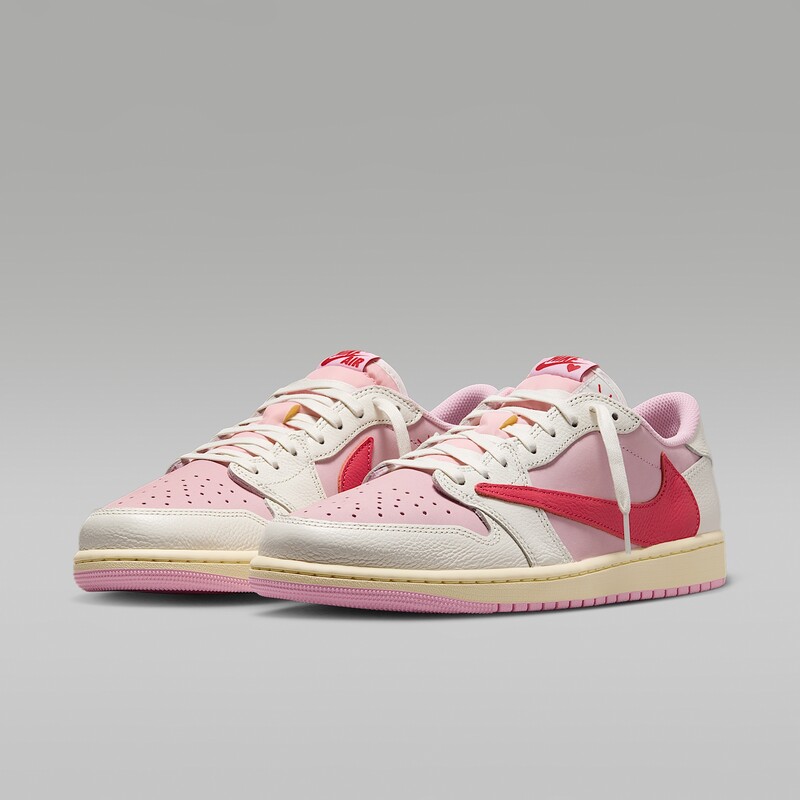 Travis Scott x Air Jordan 1 Low OG "Tropical Pink" | IQ7604-101