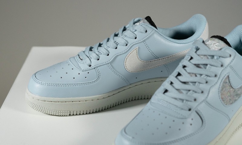 Nike Air Force 1 Recycled Wool Blue | DA6682-400