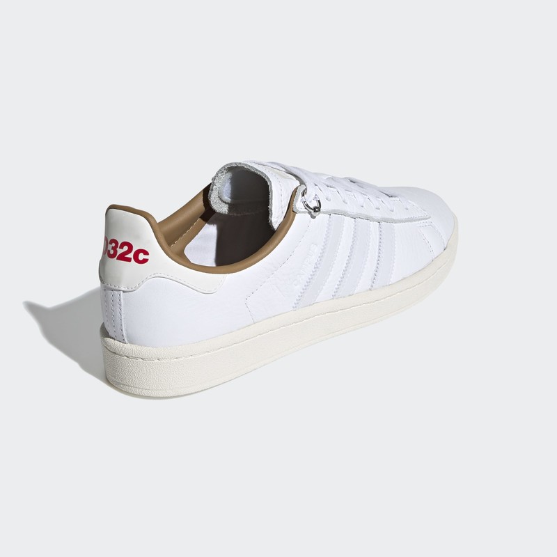 032c x adidas Campus Prince Albert White | FX3496