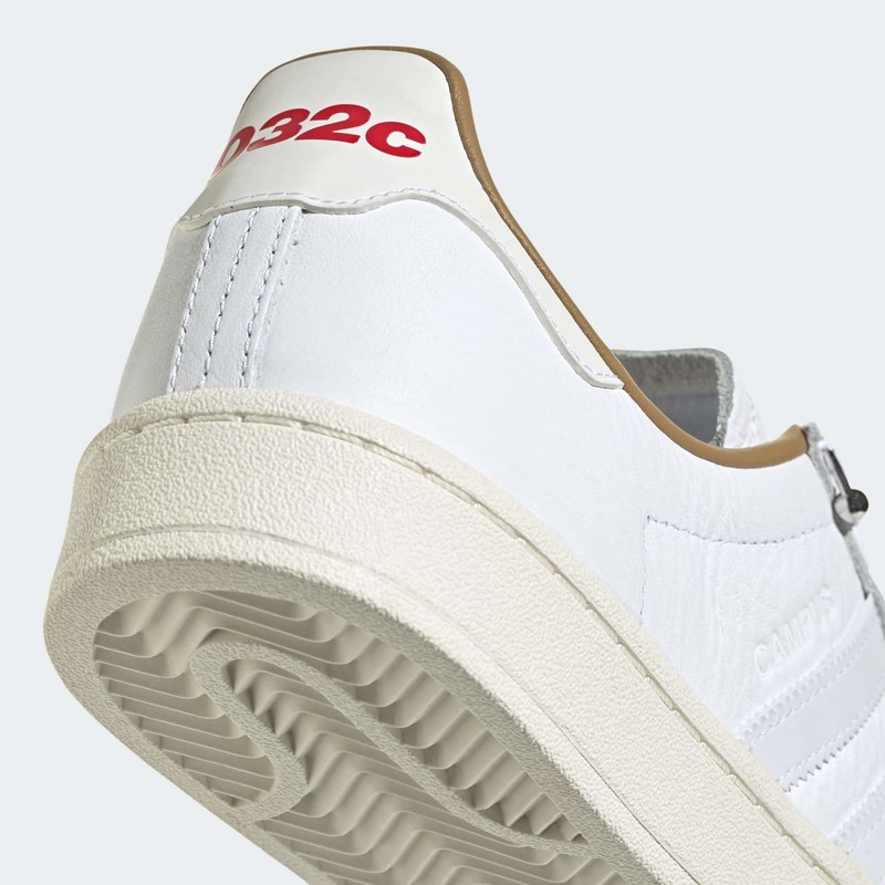 032c x adidas Campus Prince Albert White | FX3496