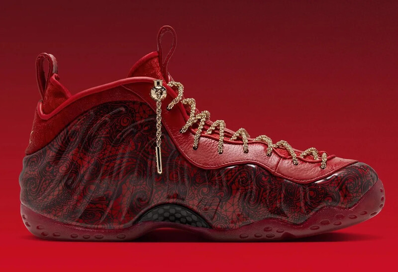 Victor Solomon x Nike Air Foamposite One "Trophies Red" | IR2077-600