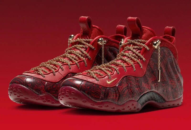 Victor Solomon x Nike Air Foamposite One "Trophies Red" | IR2077-600