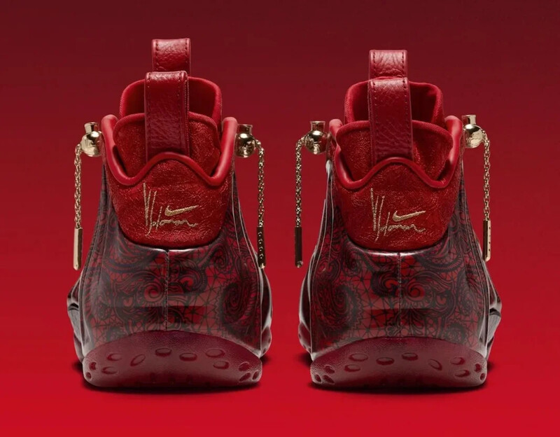 Victor Solomon x Nike Air Foamposite One "Trophies Red" | IR2077-600