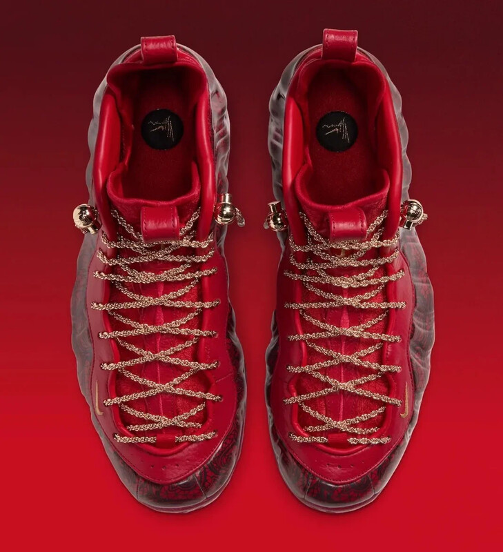 Victor Solomon x Nike Air Foamposite One "Trophies Red" | IR2077-600