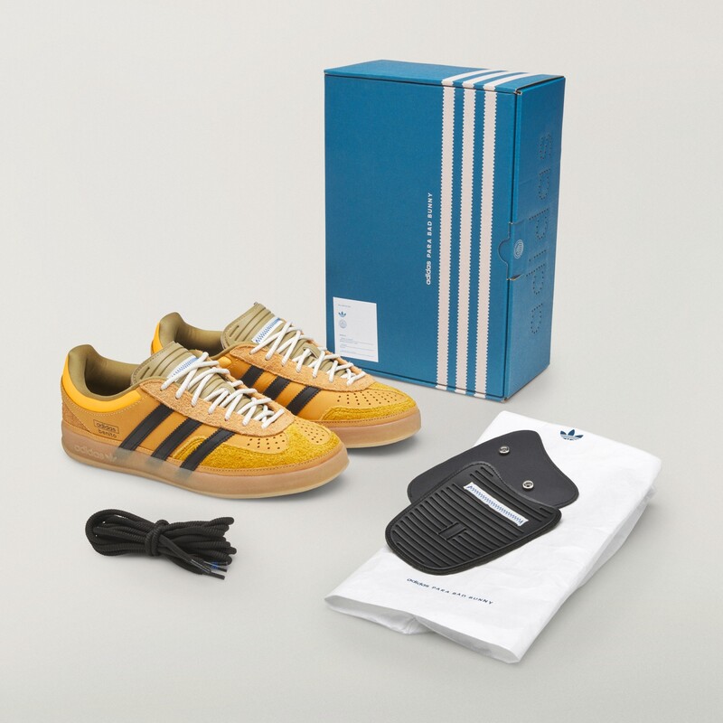 Bad Bunny x adidas Gazelle Indoor "Solar Gold" | KI2592