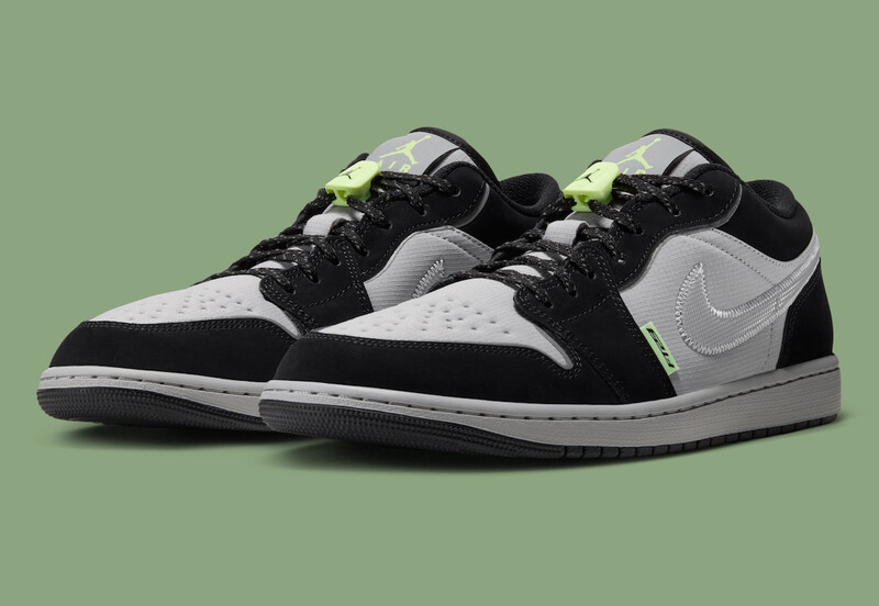 Air Jordan 1 Low "Light Smoke Grey/Barely Volt" | IR2049-001