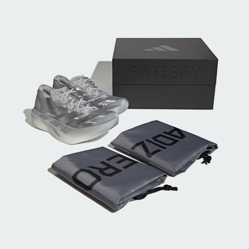 Satisfy x adidas Adizero Adios Pro EVO 2 "Silver" | KH6636 Satisfy x adidas Adizero Adios Pro EVO 2 "Silver" | KH6636