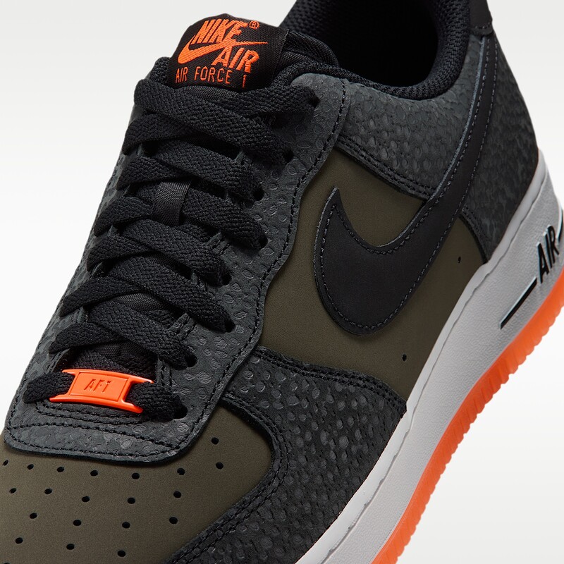 Nike Air Force 1 '07 "Anthracite/Total Orange" | IX6731-010