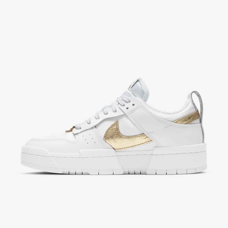 Nike Dunk Low Disrupt White Gold | DD9676-100