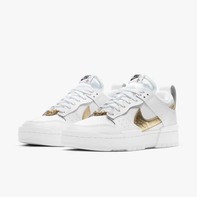 Nike Dunk Low Disrupt White Gold | DD9676-100