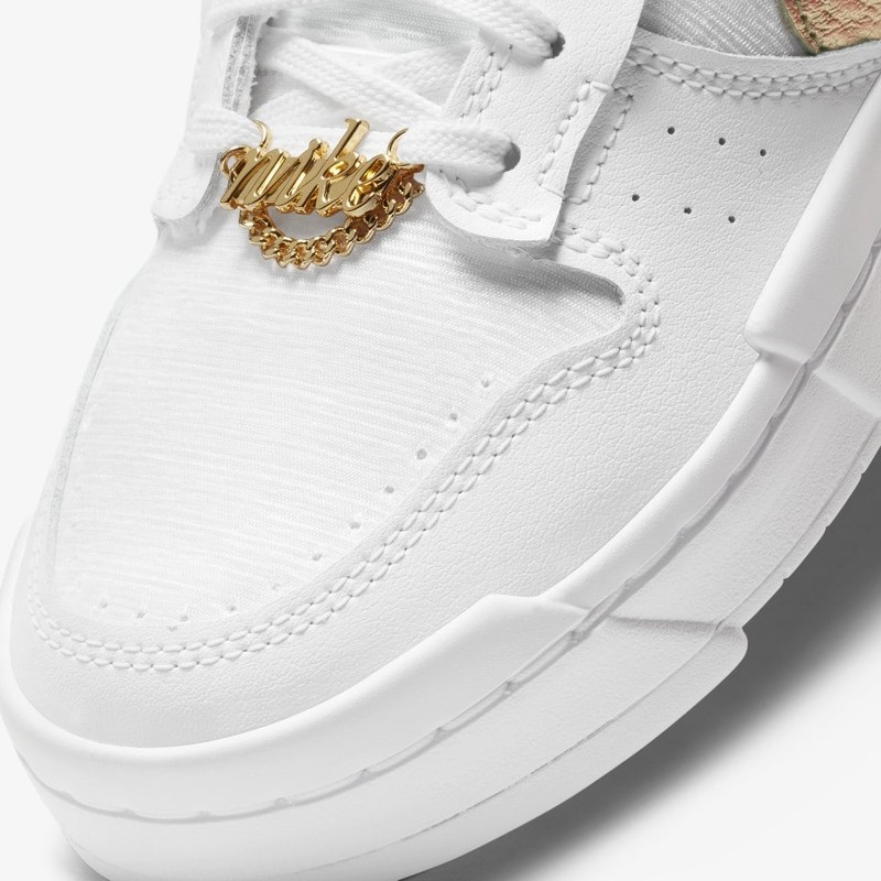Nike Dunk Low Disrupt White Gold | DD9676-100