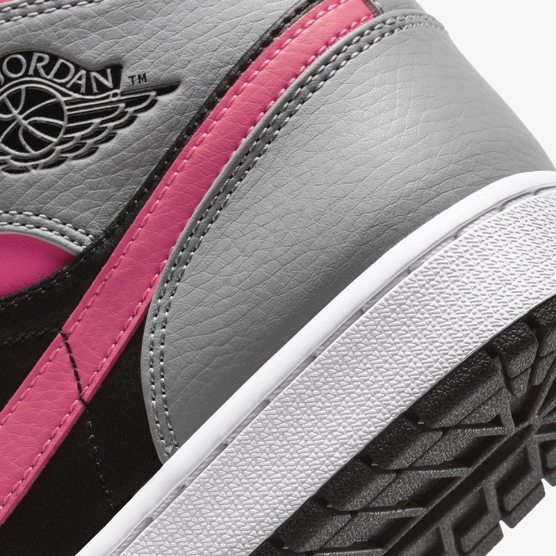 Air Jordan 1 Mid Pink Shadow | 554724-059