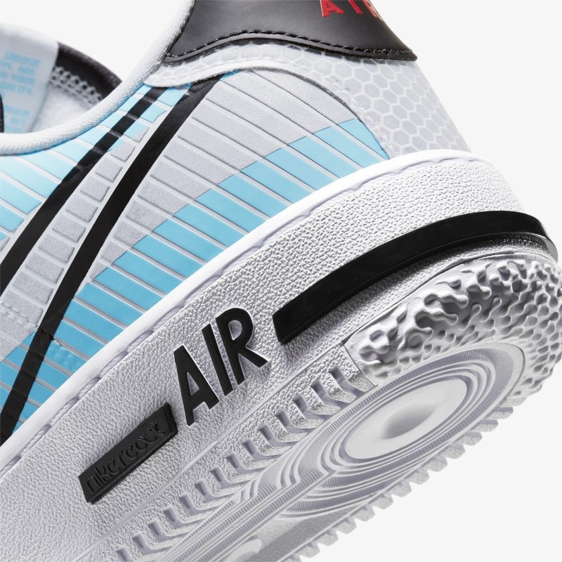3M x Nike Air Force 1 React D/MS/X Grey | CT3316-001
