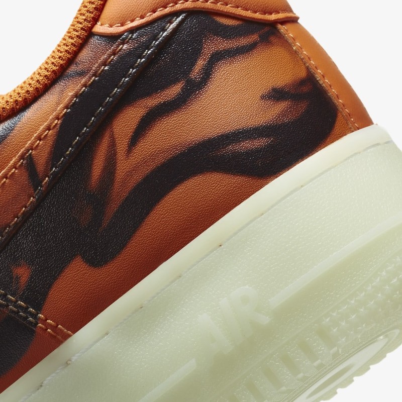 Nike Air Force 1 Orange Skeleton | CU8067-800