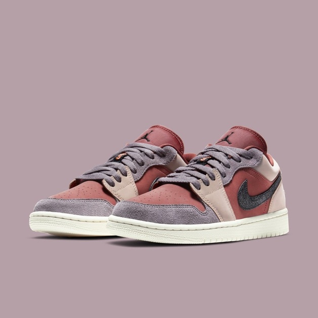 Der Air Jordan 1 Low „Canyon Rust“ mixt hochwertige Materialien mit verblassten Farben