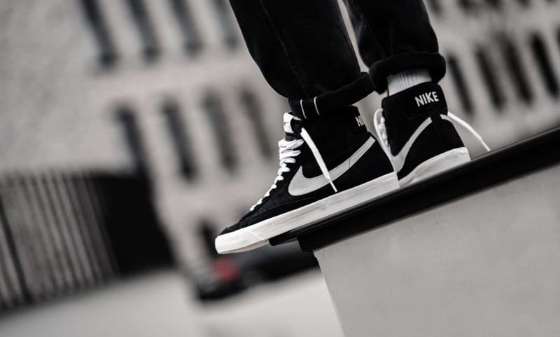 Nike Blazer Mid Vintage 77 Suede Black | CW2371-001