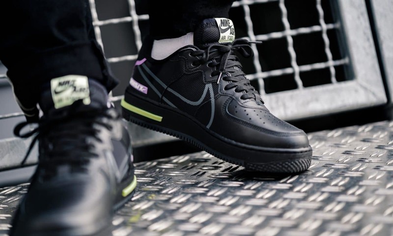 Nike Air Force 1 React D/MS/X Black | CD4366-001