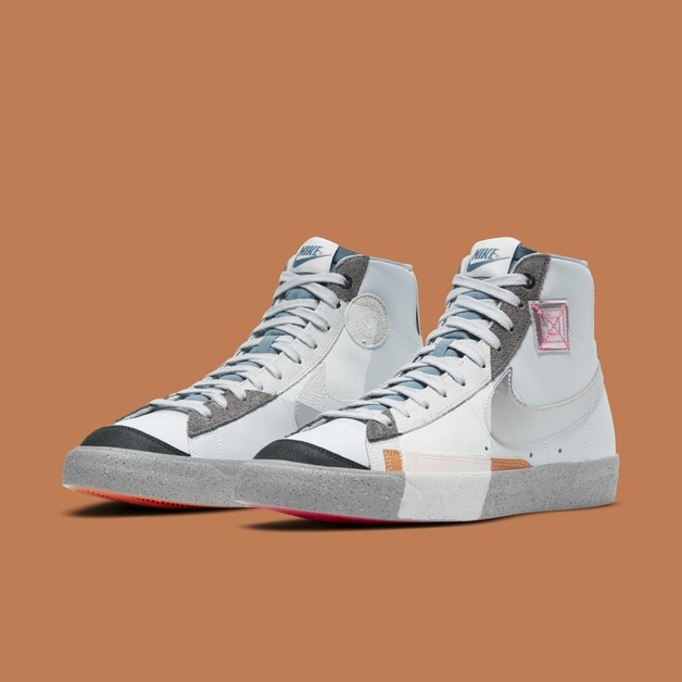 Cool Colour-Blocking and Wild Patches on the Nike Blazer Mid '77
