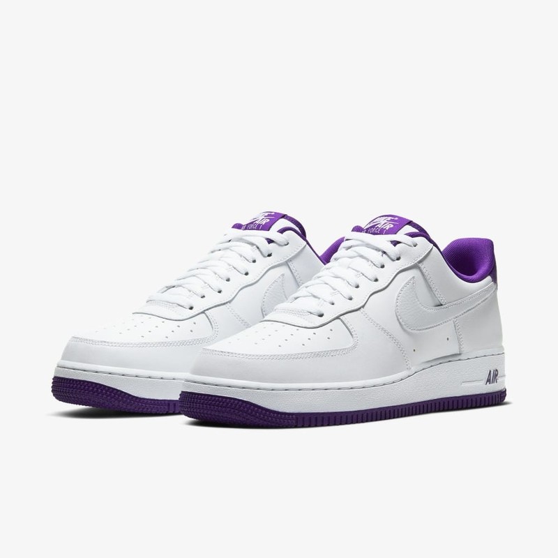 Nike Air Force 1 White/Purple | CJ1380-100
