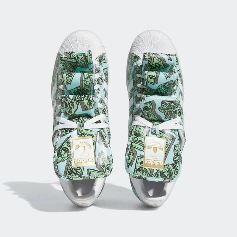Jeremy Scott x adidas Superstar Money Print | HP6596