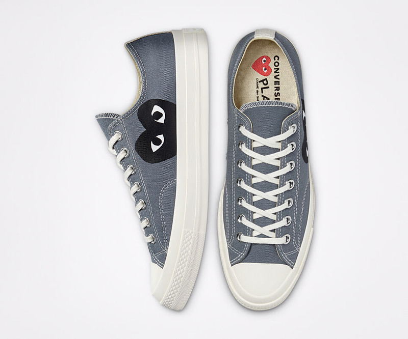 Comme des Garçons x Converse Chuck 70 Low 'Steel Gray' | 171849C