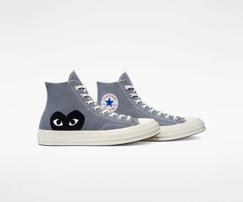 Comme des Garçons x Converse Chuck 70 High 'Steel Gray' | 171847C