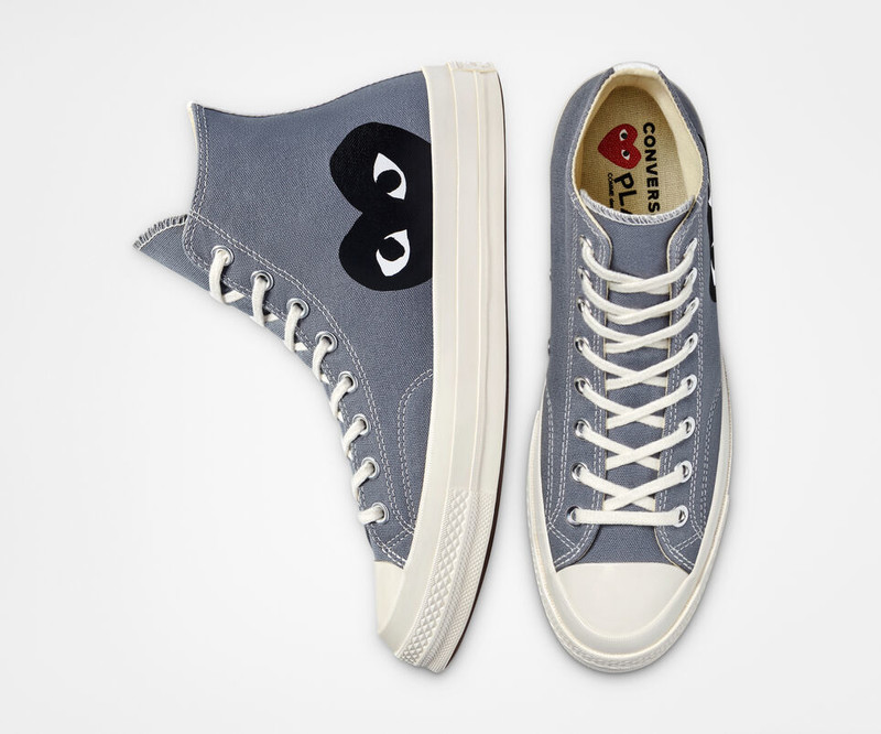Comme des Garçons x Converse Chuck 70 High 'Steel Gray' | 171847C