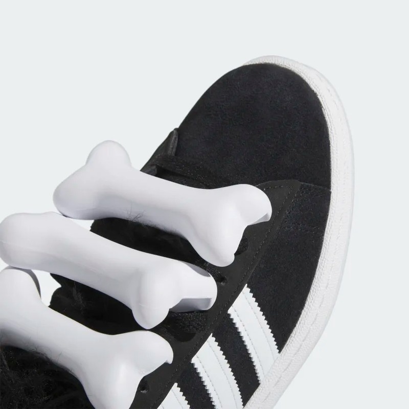 Jeremy Scott x adidas Campus 80 Bones Core Black | HQ4493