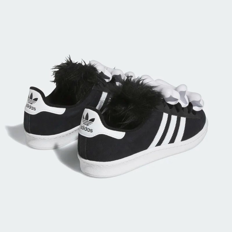 Jeremy Scott x adidas Campus 80 Bones Core Black | HQ4493