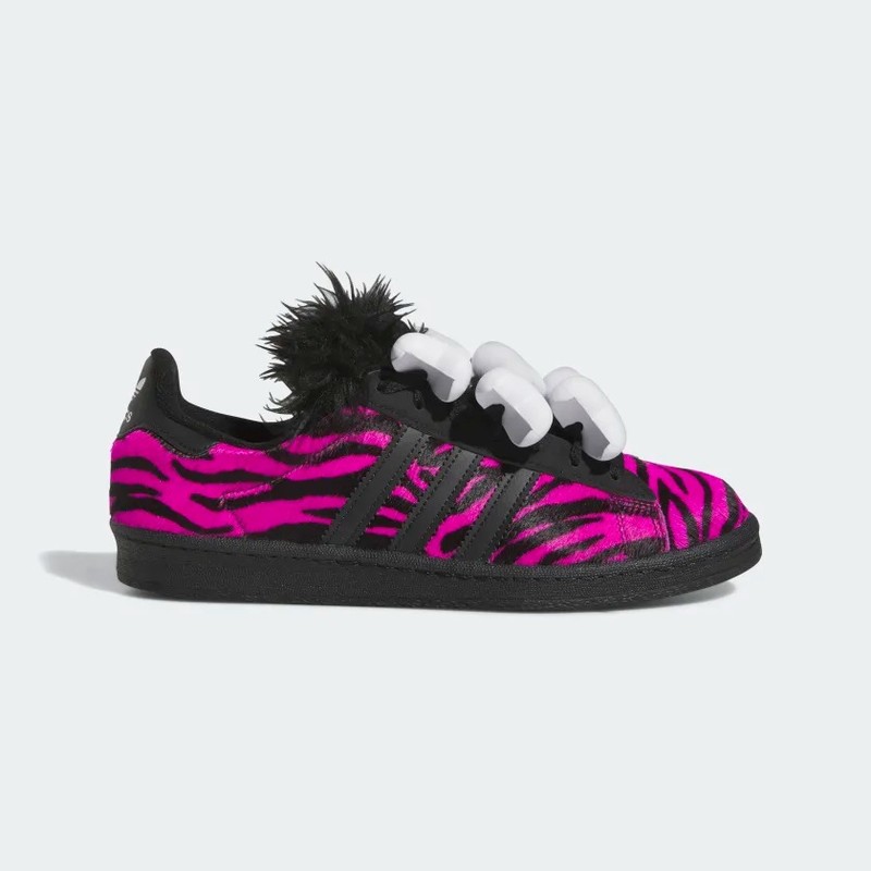 Jeremy Scott x adidas Campus 80 Bones Magenta | HQ4494