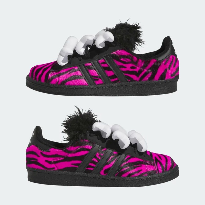 Jeremy Scott x adidas Campus 80 Bones Magenta | HQ4494
