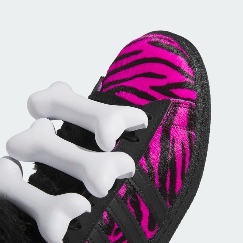 Jeremy Scott x adidas Campus 80 Bones Magenta | HQ4494