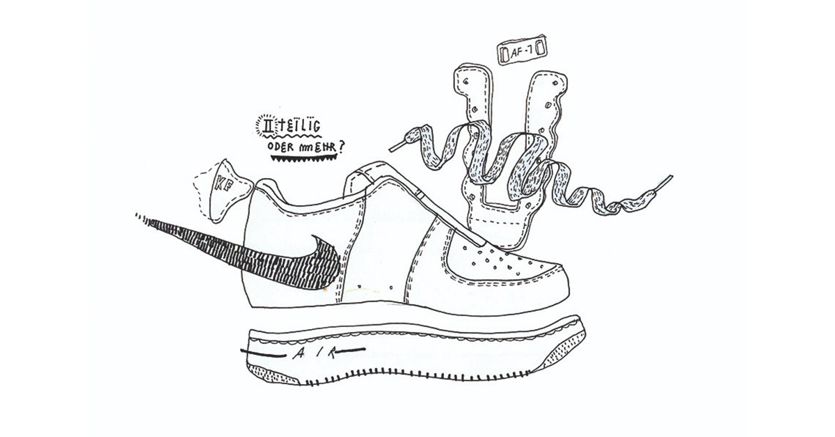 Die illustrierte Geschichte des Nike Air Force 1 - Teil 1 Die illustrierte Geschichte des Nike Air Force 1 - Teil 1