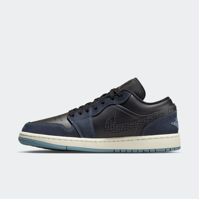 Air Jordan 1 Low "Black Snakeskin" | FJ5478-010