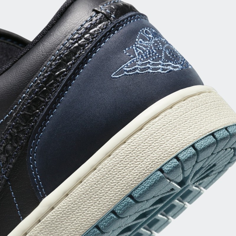 Air Jordan 1 Low "Black Snakeskin" | FJ5478-010