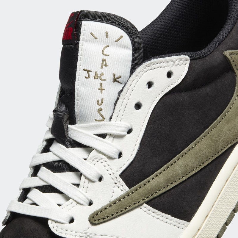Travis Scott x Air Jordan 1 Low OG SP WMNS Olive | DZ4137-106