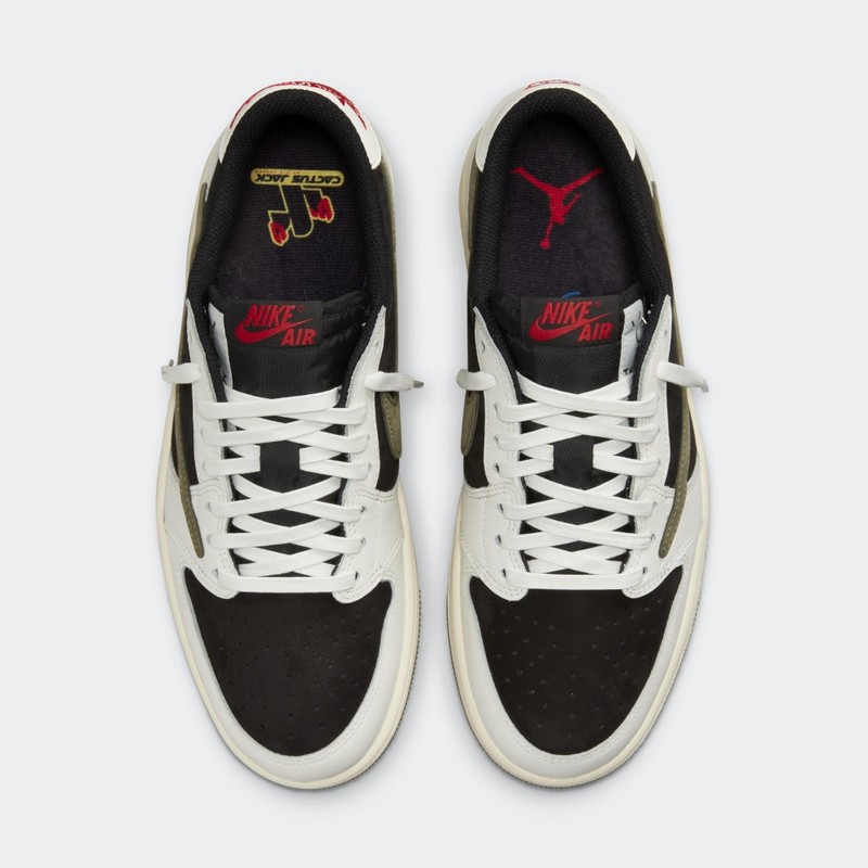 Travis Scott x Air Jordan 1 Low OG SP WMNS Olive | DZ4137-106