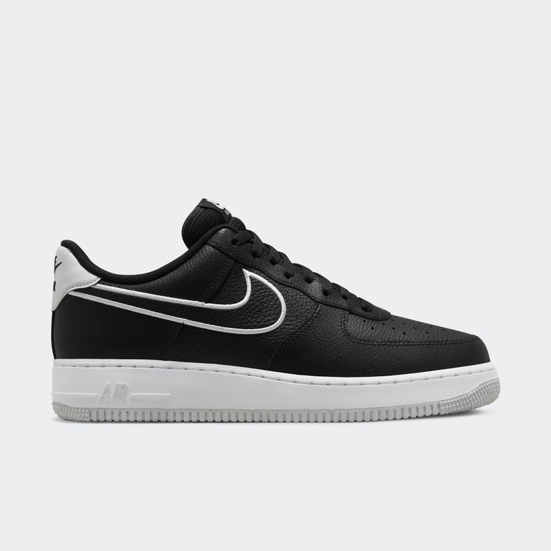 Nike Air Force 1 Embroidered Swoosh Black | FJ4211-001