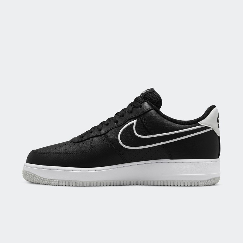 Nike Air Force 1 Embroidered Swoosh Black | FJ4211-001