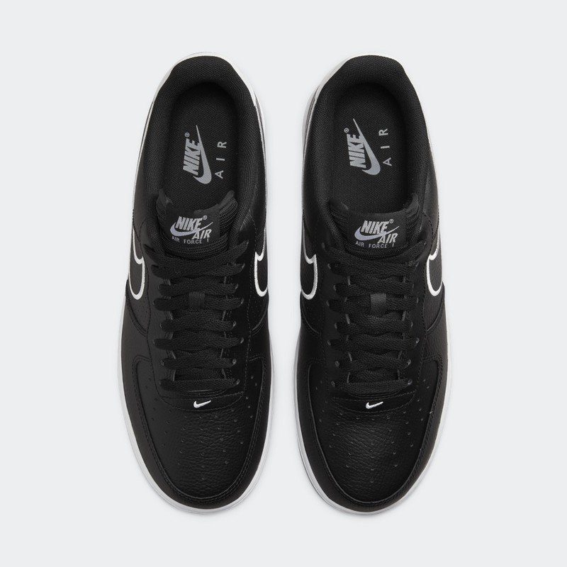 Nike Air Force 1 Embroidered Swoosh Black | FJ4211-001