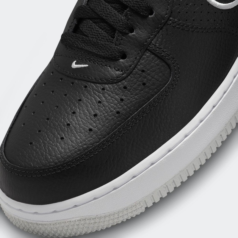 Nike Air Force 1 Embroidered Swoosh Black | FJ4211-001