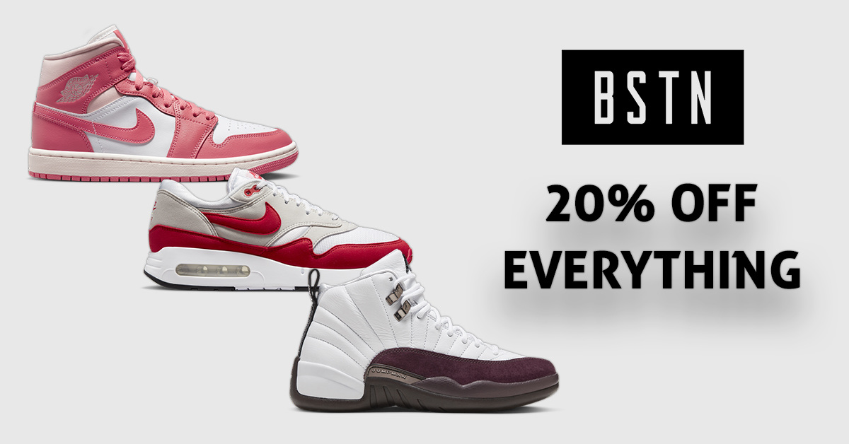 20% Rabatt auf ALLES bei BSTN! Auch Jordans, Dunks etc. 20% Rabatt auf ALLES bei BSTN! Auch Jordans, Dunks etc.