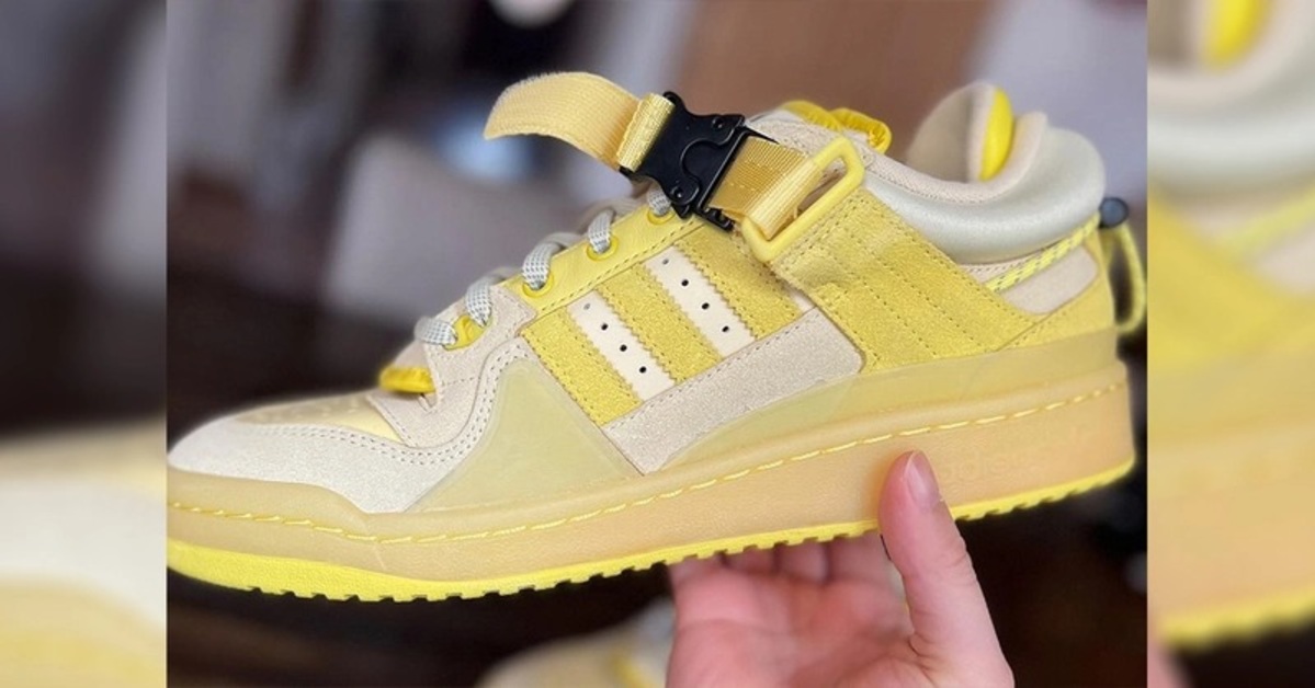 A Yellow Bad Bunny x adidas Forum Buckle Low Has Been Revealed A Yellow Bad Bunny x adidas Forum Buckle Low Has Been Revealed