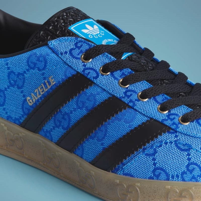 Gucci x adidas Gazelle Blue | IE2265