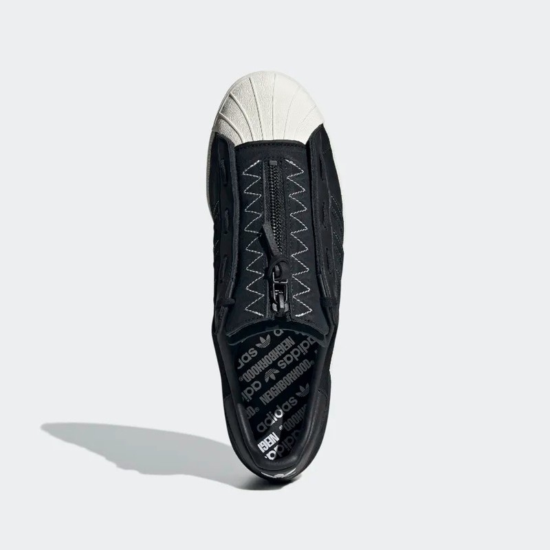 Neighborhood x adidas Superstar 80s "Core Black" | GX1400
