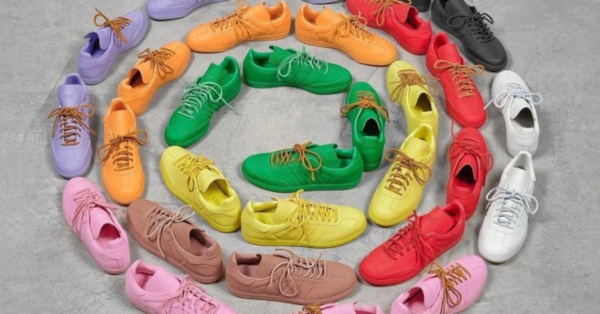 In early May, the great Humanrace x adidas Samba "Color" collection is released In early May, the great Humanrace x adidas Samba "Color" collection is released