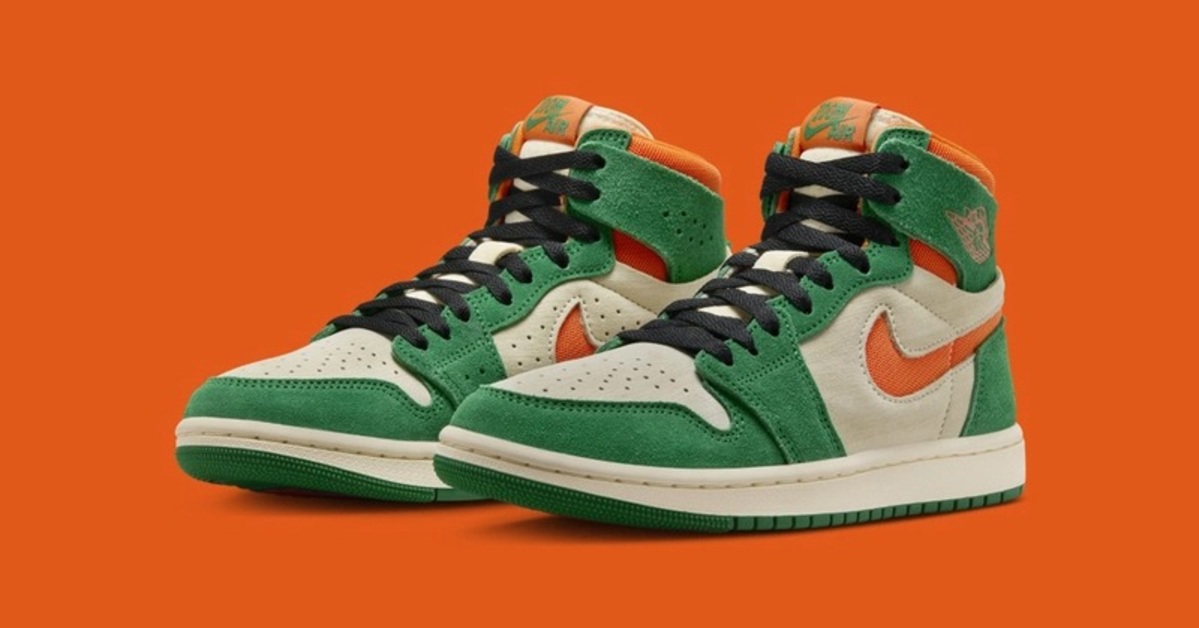 Miami Hurricanes Inspire This Air Jordan 1 High Zoom CMFT 2 "Pine Green" Miami Hurricanes Inspire This Air Jordan 1 High Zoom CMFT 2 "Pine Green"