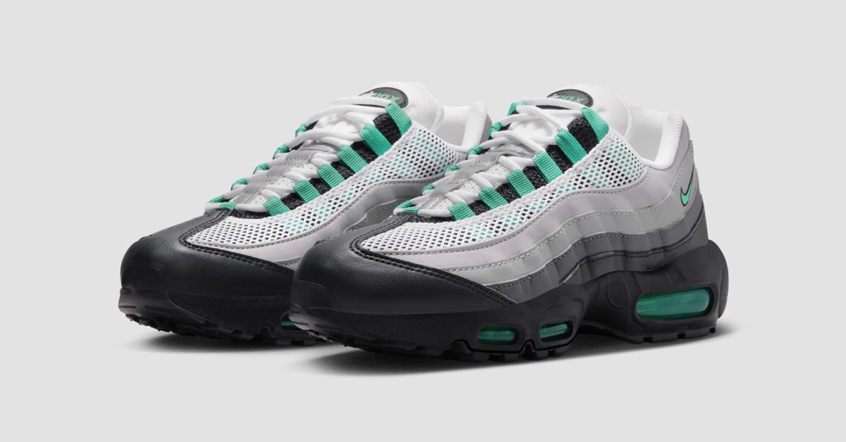 Grüne Hits werten den Nike Air Max 95 WMNS „Stadium Green“ auf